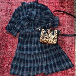 Plaid mini dress ✨